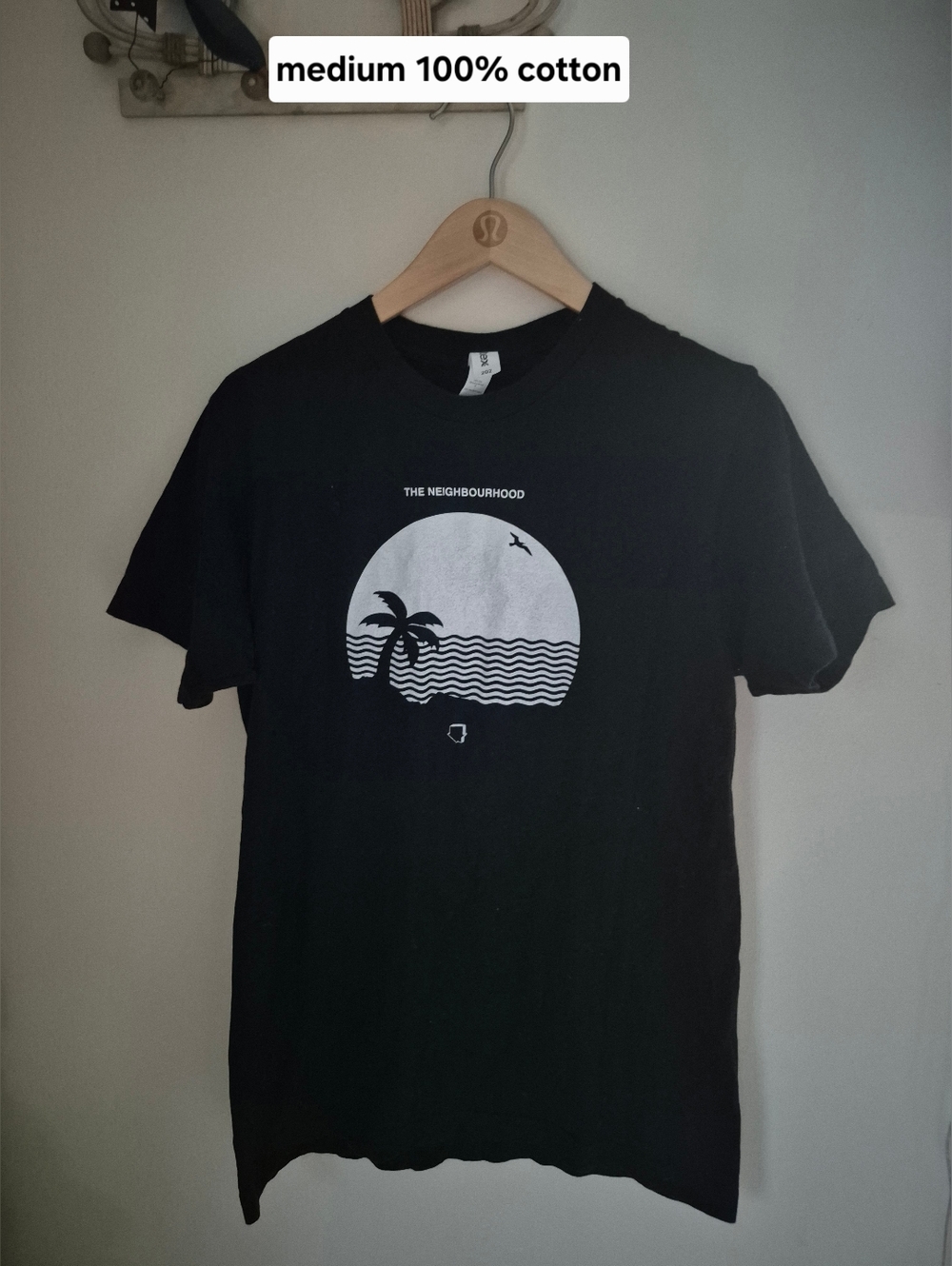 The Neighbourhood  BAND Black Graphic Crewneck T-Shirt -